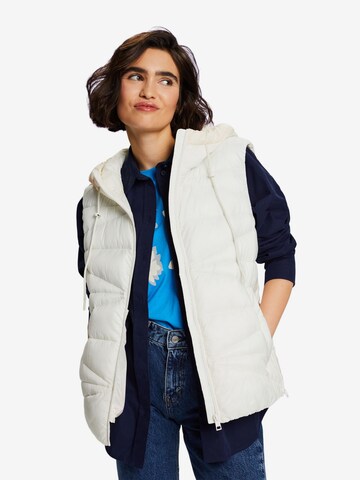 Gilet ESPRIT en blanc : devant