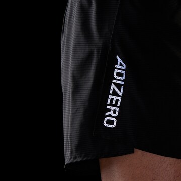 ADIDAS SPORTSWEAR Regular Sportbroek ' Adizero Engineered Split Shorts ' in Zwart