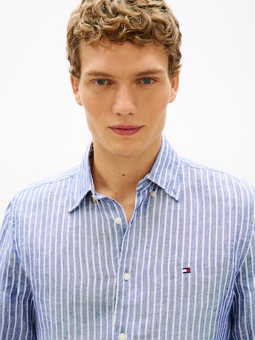 TOMMY HILFIGER Regular Fit Hemd in Blau
