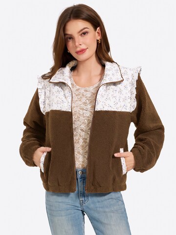 Imily Bela Fleece jas in Bruin