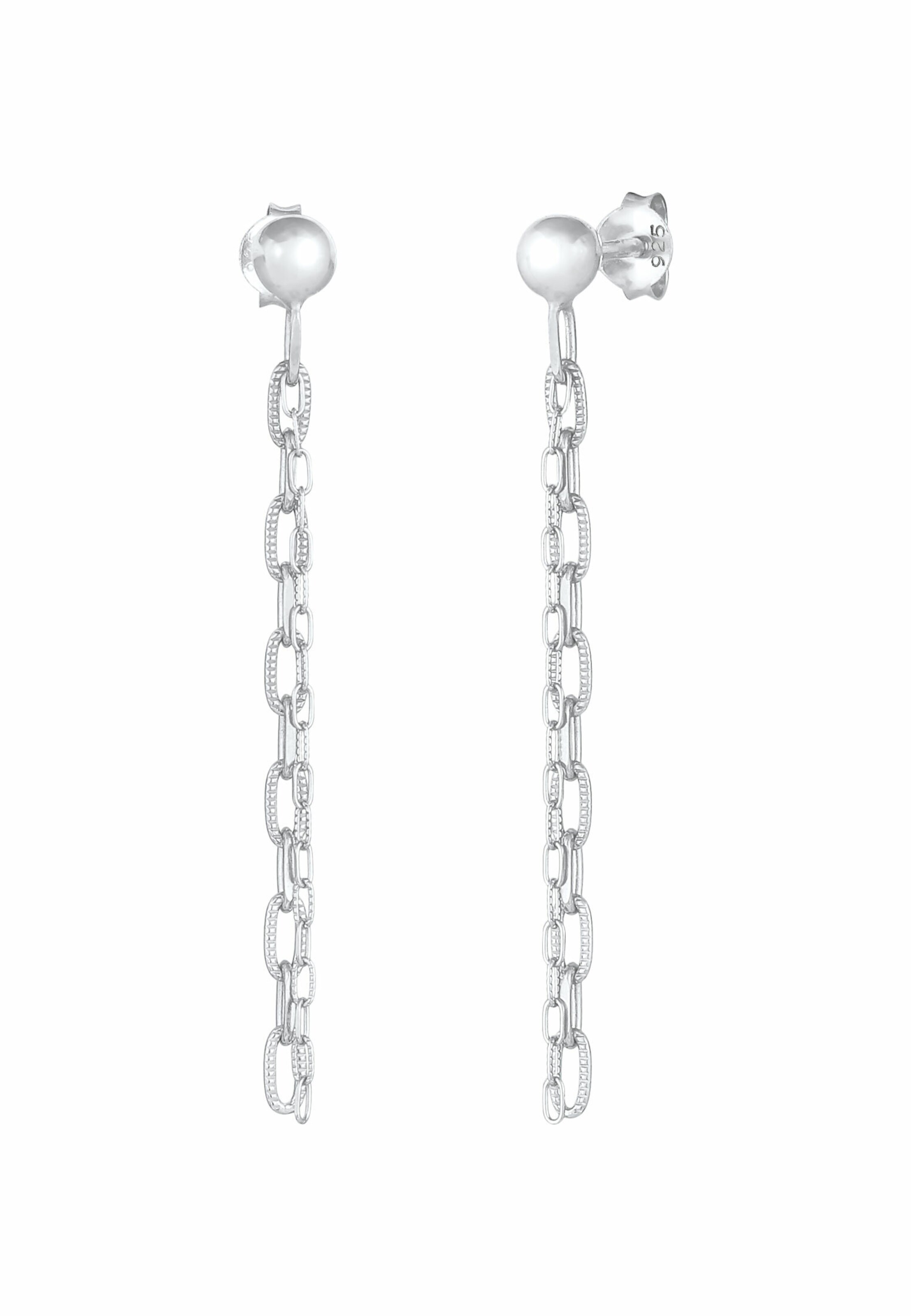 Boucles d'oreilles ELLI en argent : devant