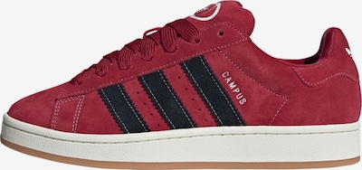 Sportbačiai be auliuko 'Campus 00s' iš ADIDAS ORIGINALS, spalva – vyno raudona spalva / juoda, Prekių apžvalga