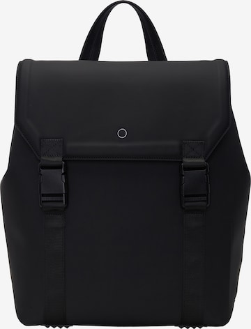 O bag Backpack in Black: front