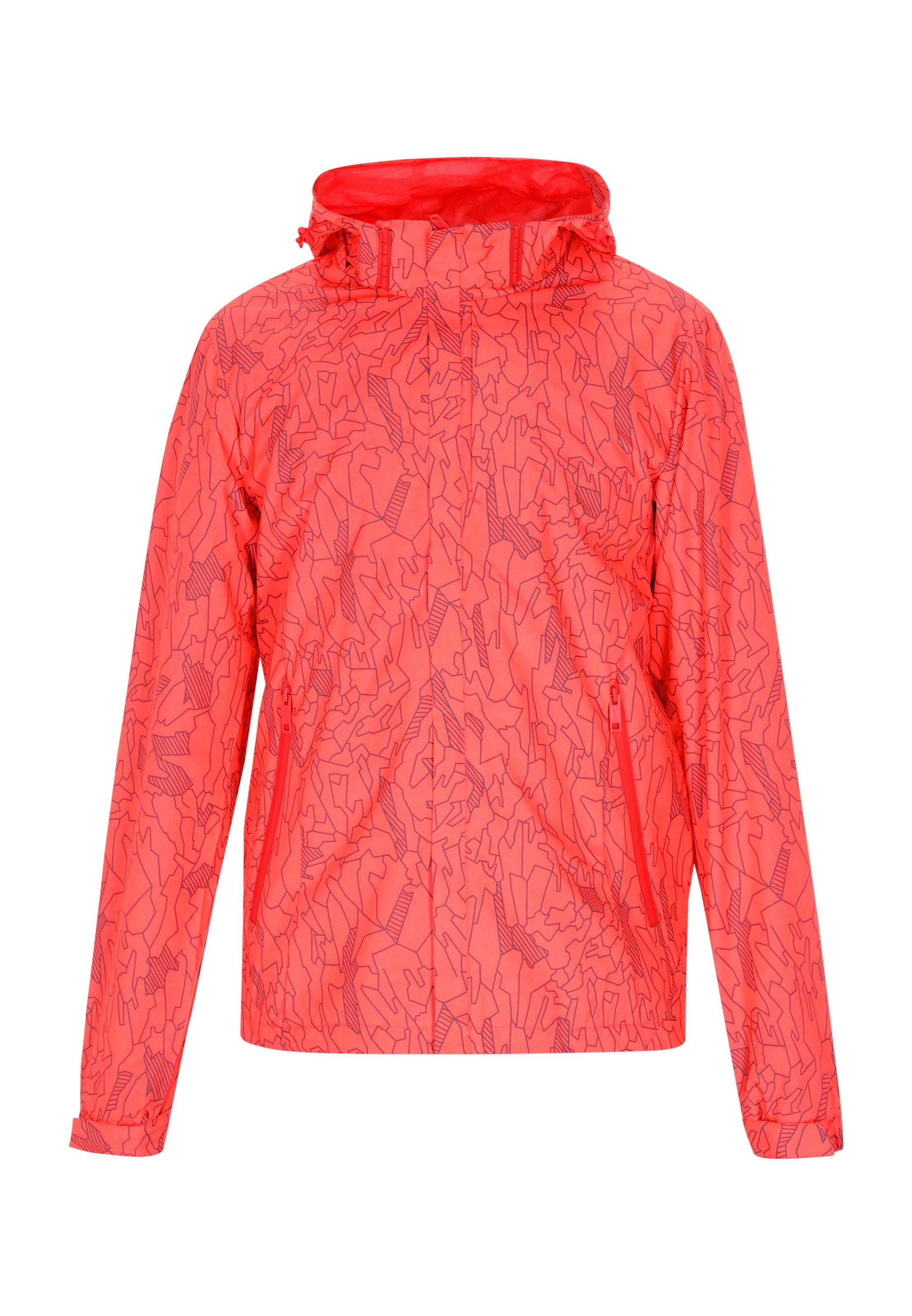 Mo ATHLSR Between-season jacket in Red: front