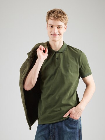 BOSS T-shirt 'Pio1' i grön: framsida