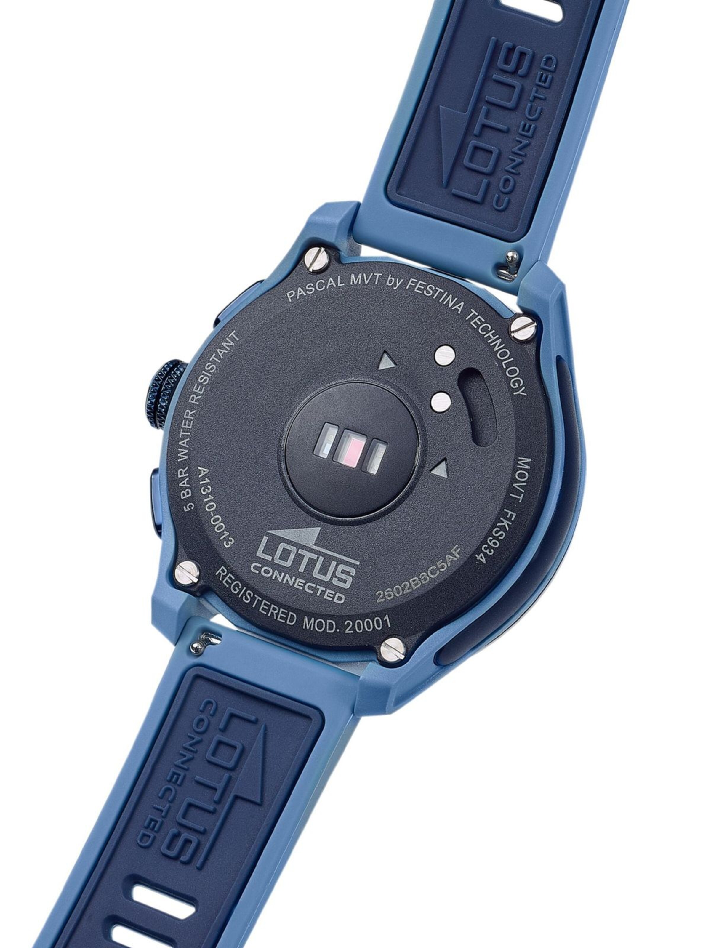 Lotus Digitaal horloge 'Smartwatch Connected' in Blauw