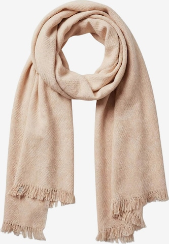 Écharpe Deeluxe en beige : devant