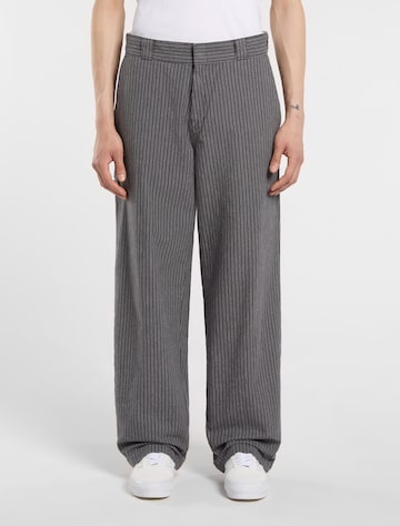 DICKIES Szeroka nogawka Spodnie 'Lima' w kolorze szary: przód