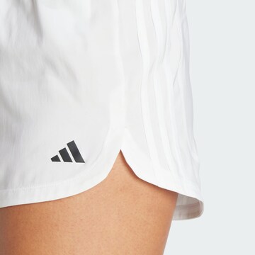 Loosefit Pantalon de sport 'Pacer' ADIDAS PERFORMANCE en blanc