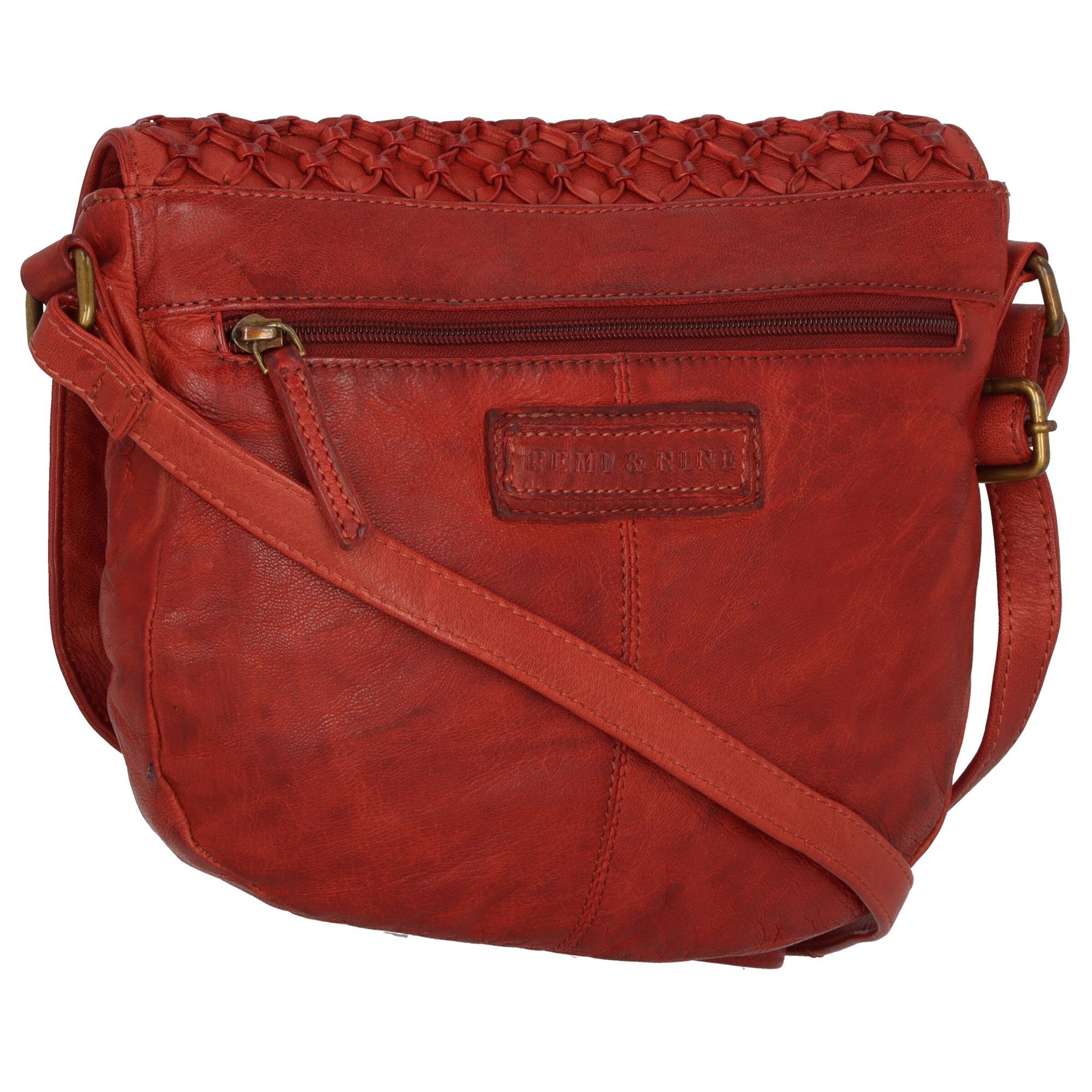 Borsa a tracolla 'Femi & Nine' di Greenland Nature in rosso