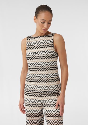 Tops en tricot COMMA en beige : devant