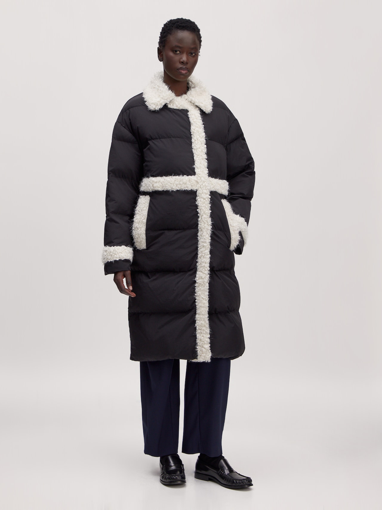 EDITED Cappotto invernale 'Ellie' nero