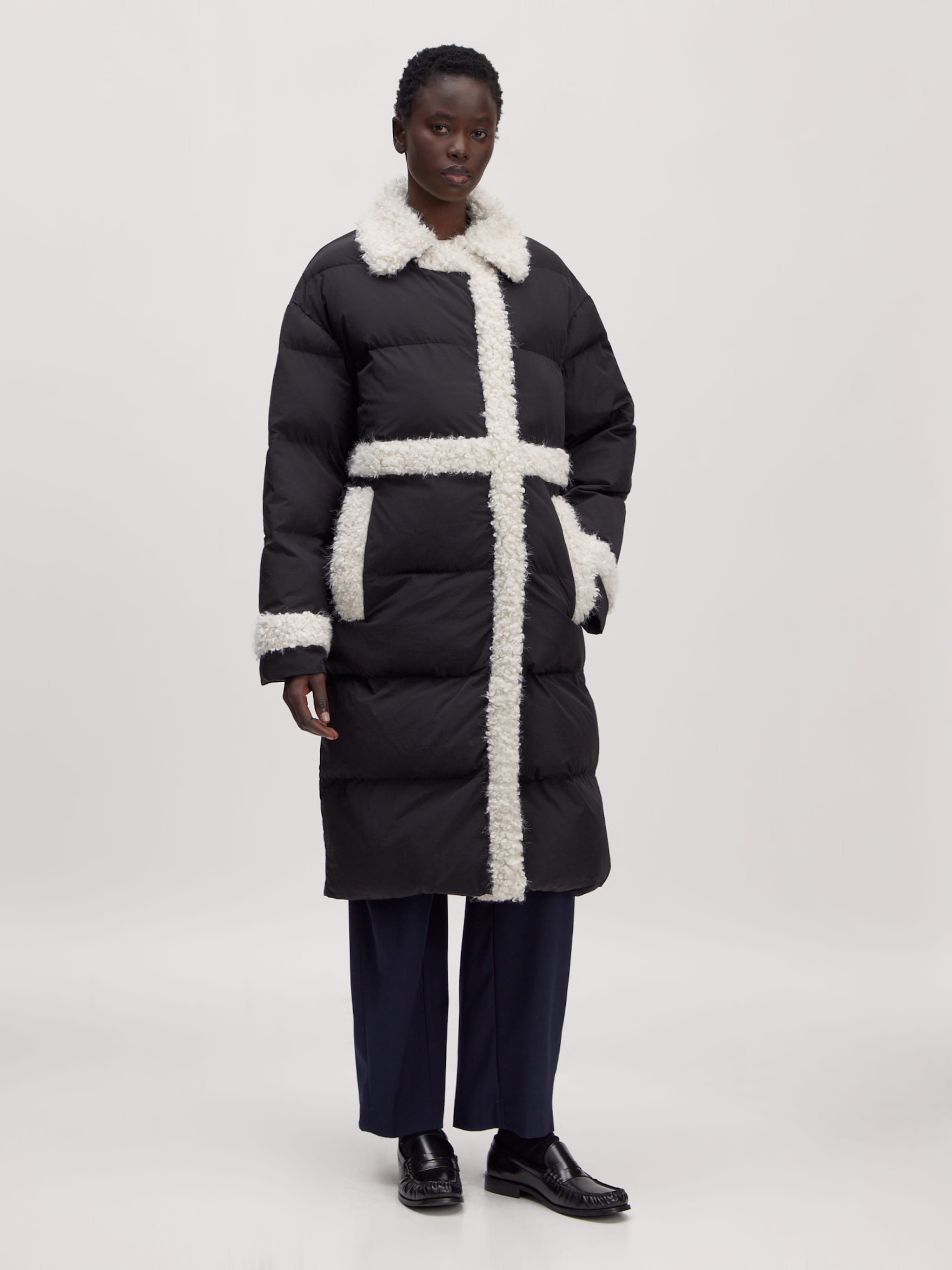 EDITED Produits Manteau d’hiver 'Ellie' noir