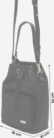 LEVI'S ® Beuteltasche in Schwarz