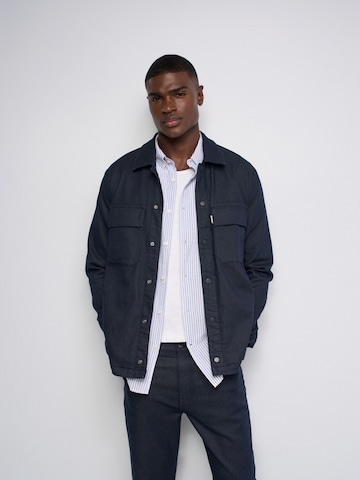 Salsa Jeans Regular fit Button Up Shirt in Blue: front