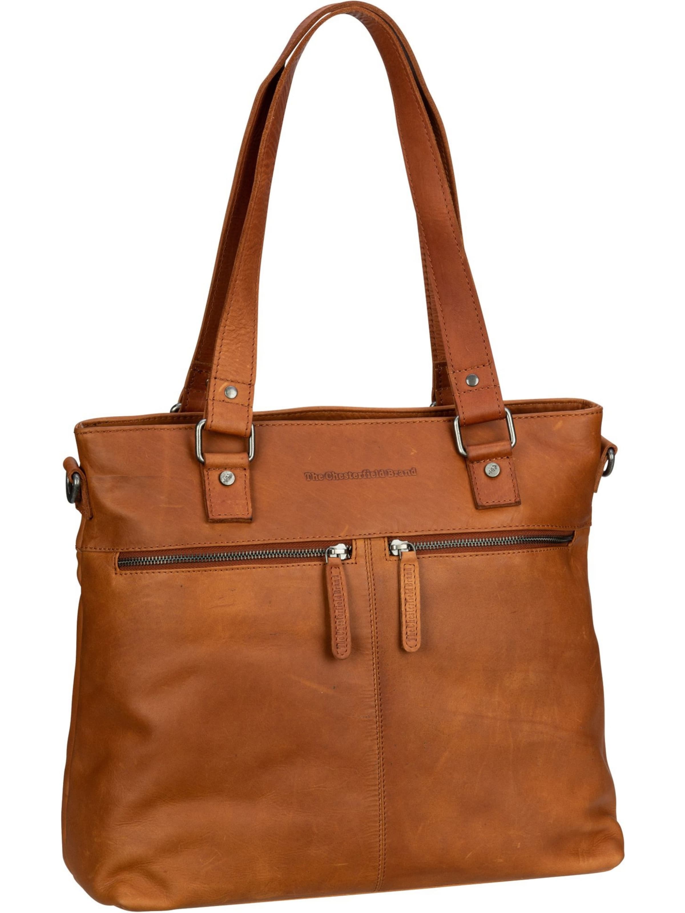 The Chesterfield Brand Shopper 'Rome 0189' in Braun: Vorderseite