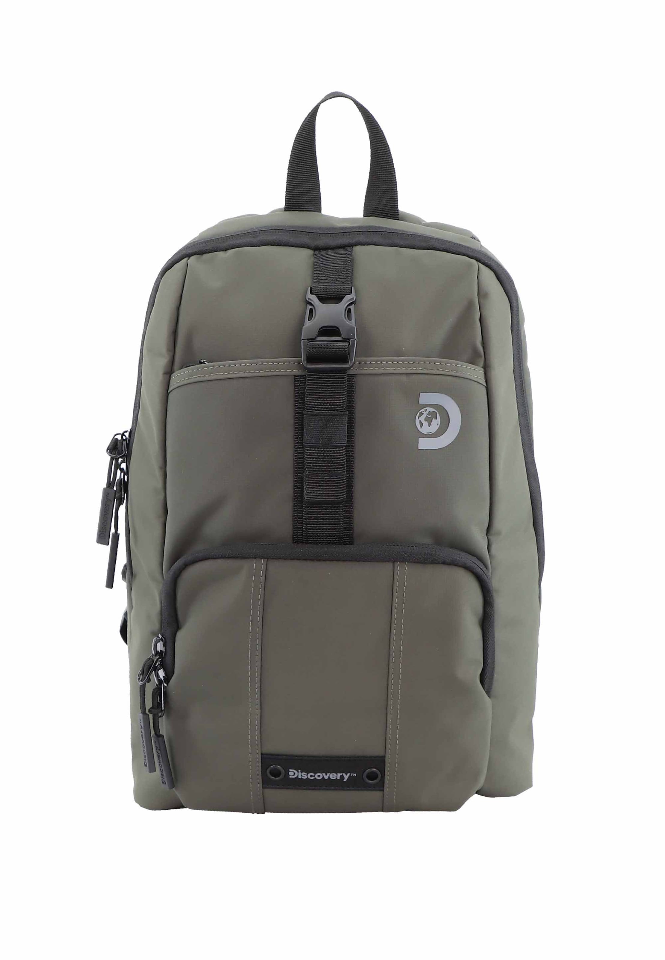 Discovery Backpack 'Shield' in Brown: front