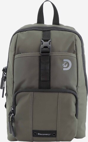 Discovery Backpack 'Shield' in Brown: front