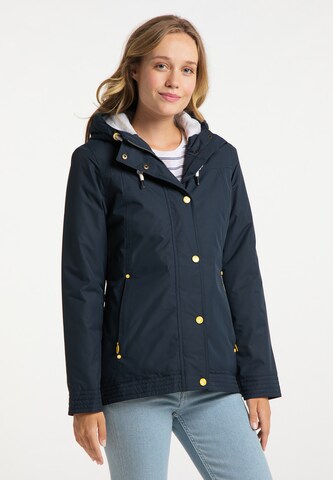 Schmuddelwedda Between-Season Jacket in Blue: front