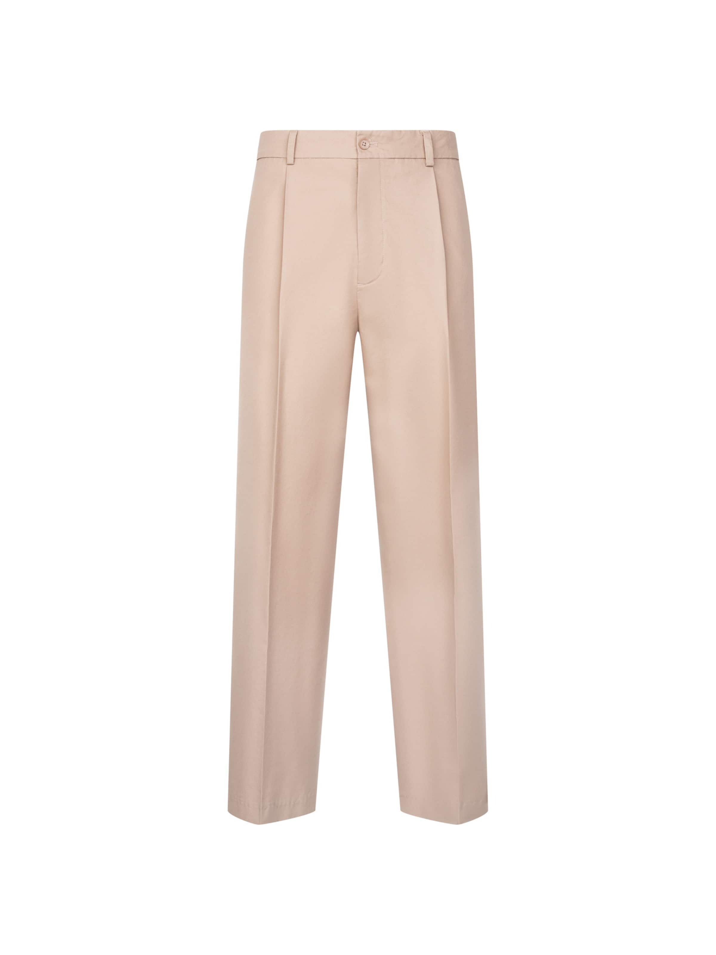 Regular Pantalon chino SEIDENSTICKER en beige : devant