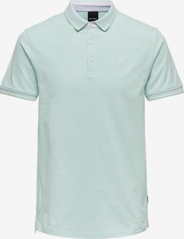 Only & Sons Poloshirt 'FLETCHER' in Blau: predná strana