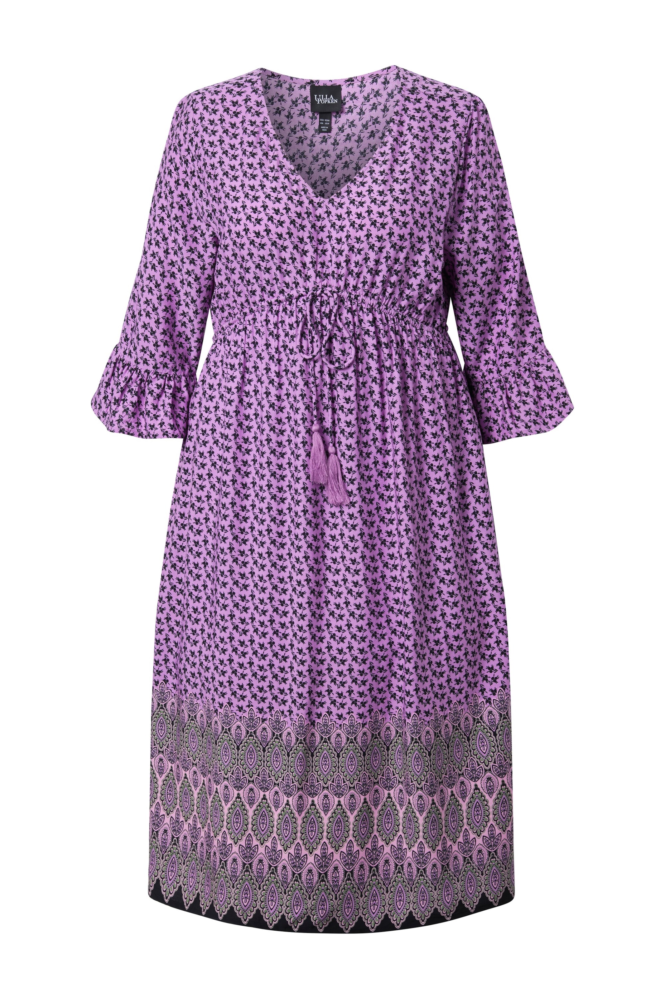 Ulla Popken Jurk in Lila: voorkant
