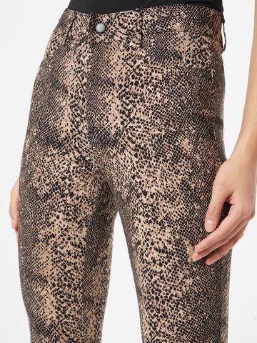 VERO MODA Skinny Hose 'NALA' in Braun