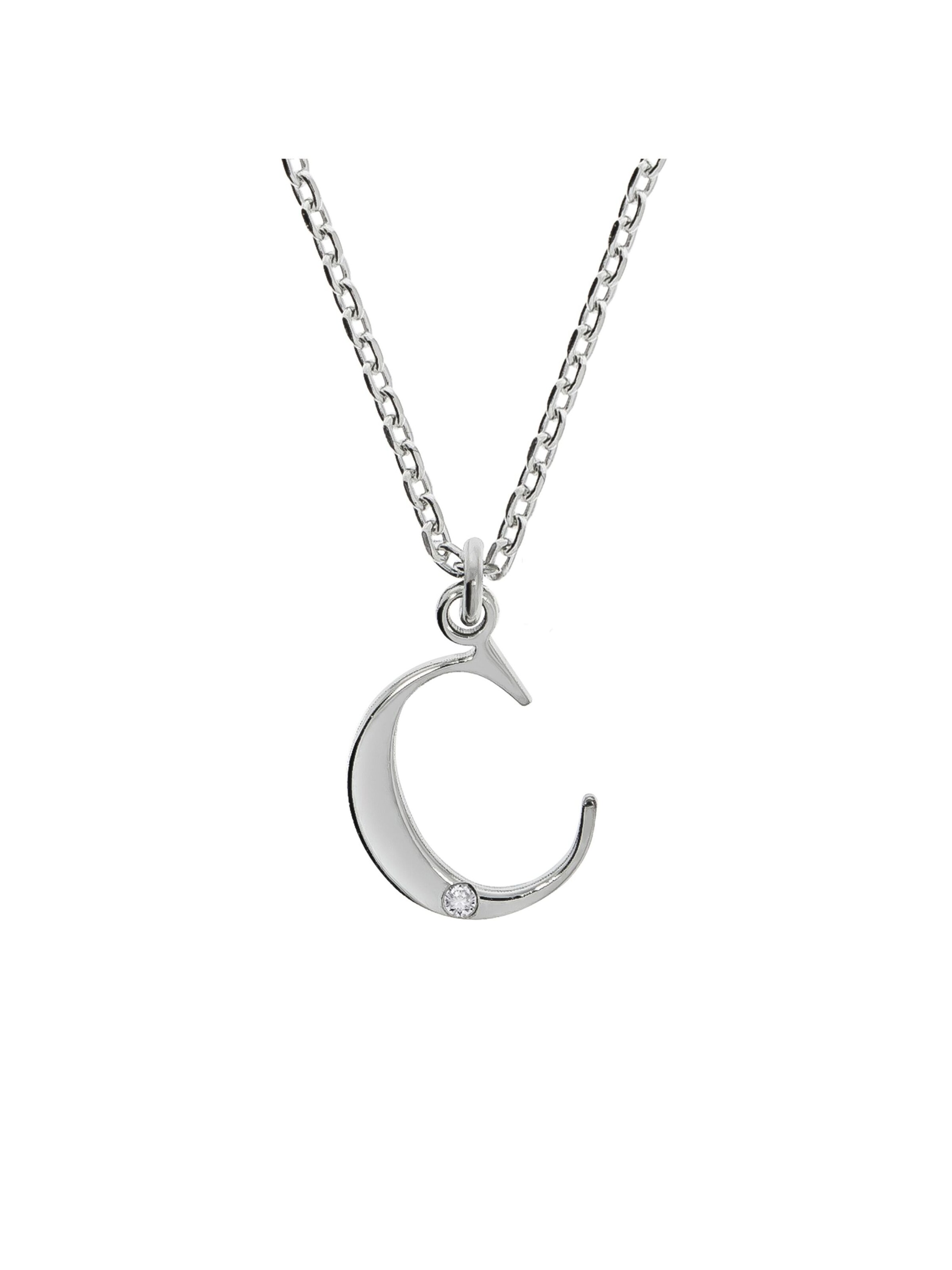 Diamonds by Ellen K. Necklace in White: front