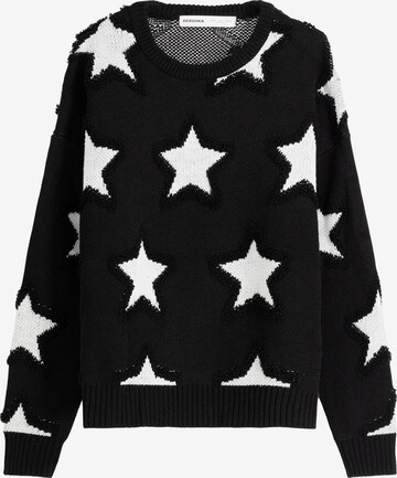 Pullover di Bershka in nero: frontale