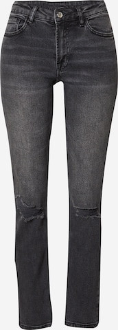 Denim Project Skinny Jeans in Zwart: voorkant