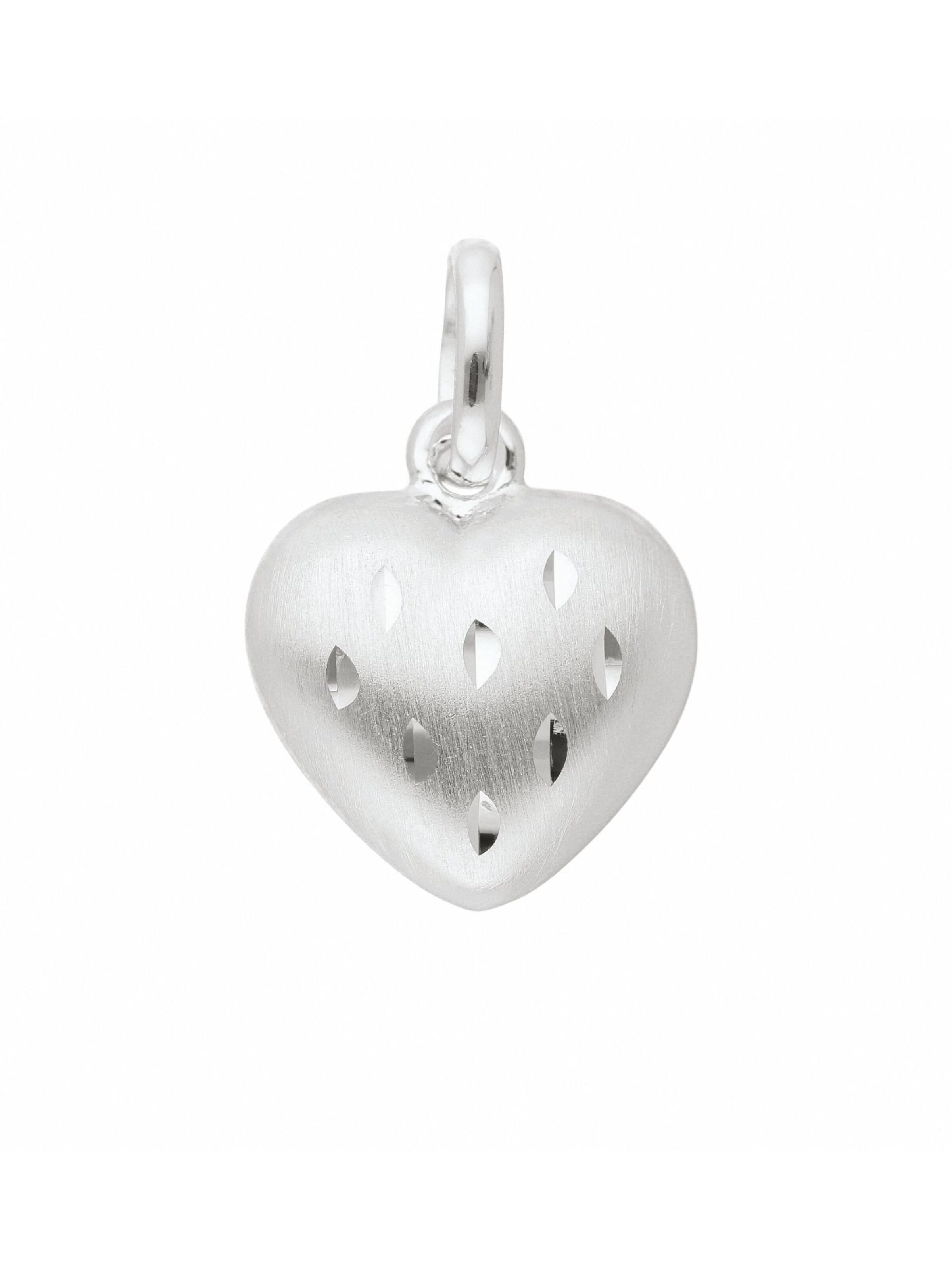 Adelia´s Pendant 'Herz' in Silver: front