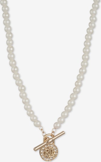 Lauren Ralph Lauren Chaîne en or / argent / blanc perle, Vue avec produit