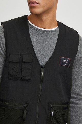 INDICODE JEANS Bodywarmer 'Piet' in Zwart