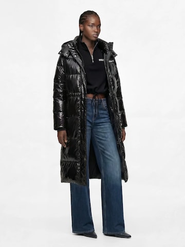 KARL LAGERFELD JEANS Zimska jakna | črna barva