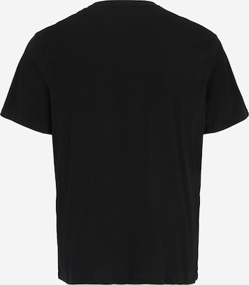 Jack & Jones Plus T-Shirt 'FONNE' in Schwarz