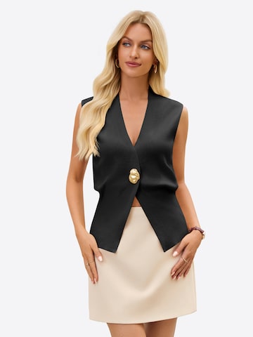 Imily Bela Πλεκτό γιλέκο σε μαύρο: μπροστά