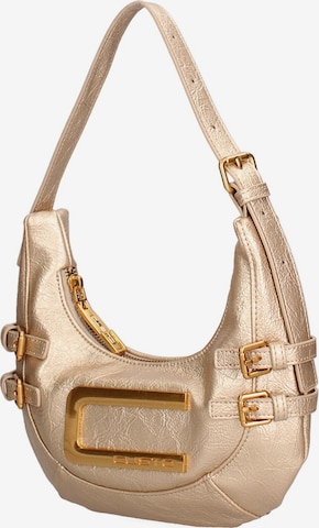 Borsa a spalla di Custo Barcelona in oro: frontale