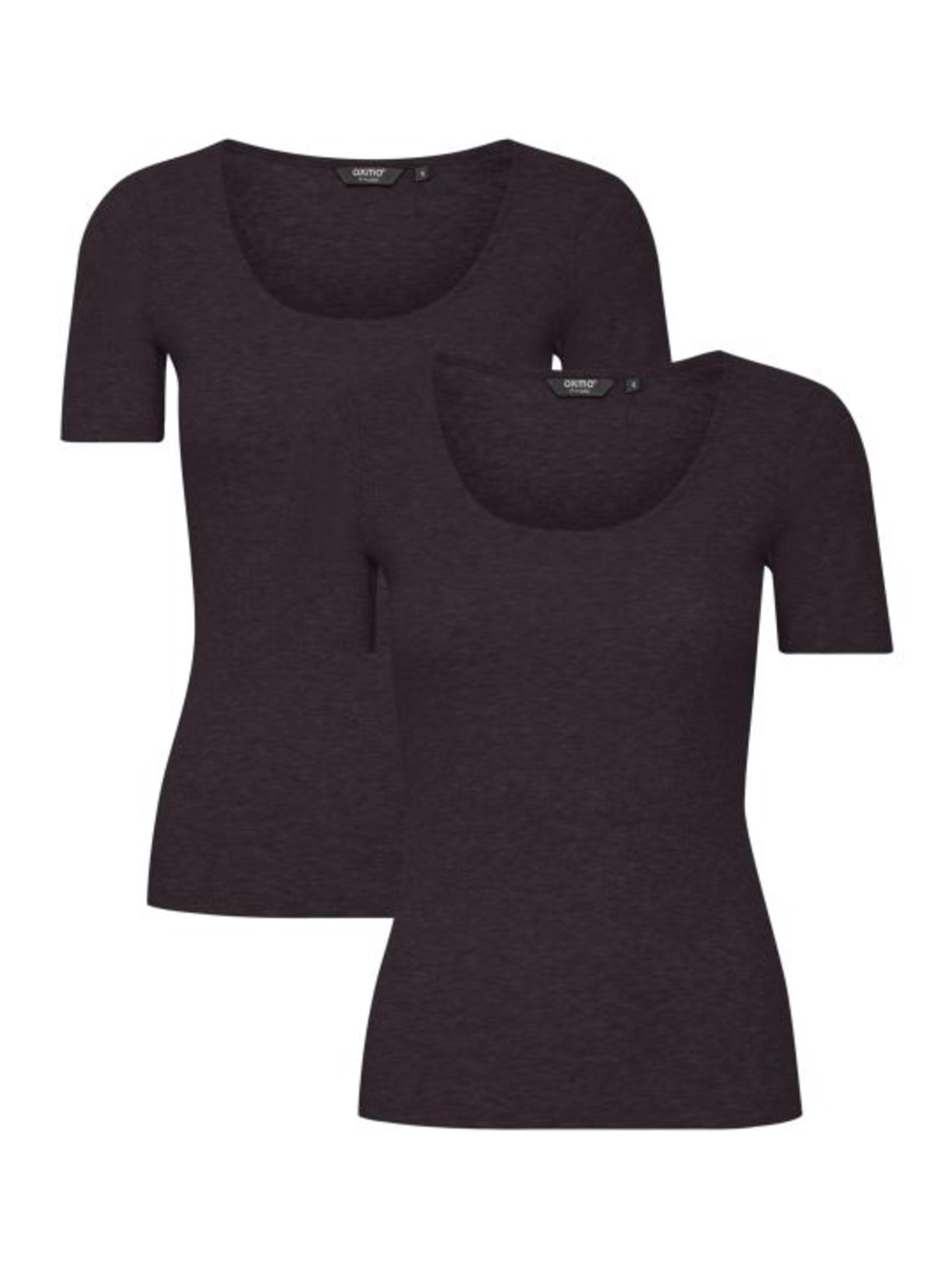 Maglietta ' Isan ' di Oxmo in nero: frontale