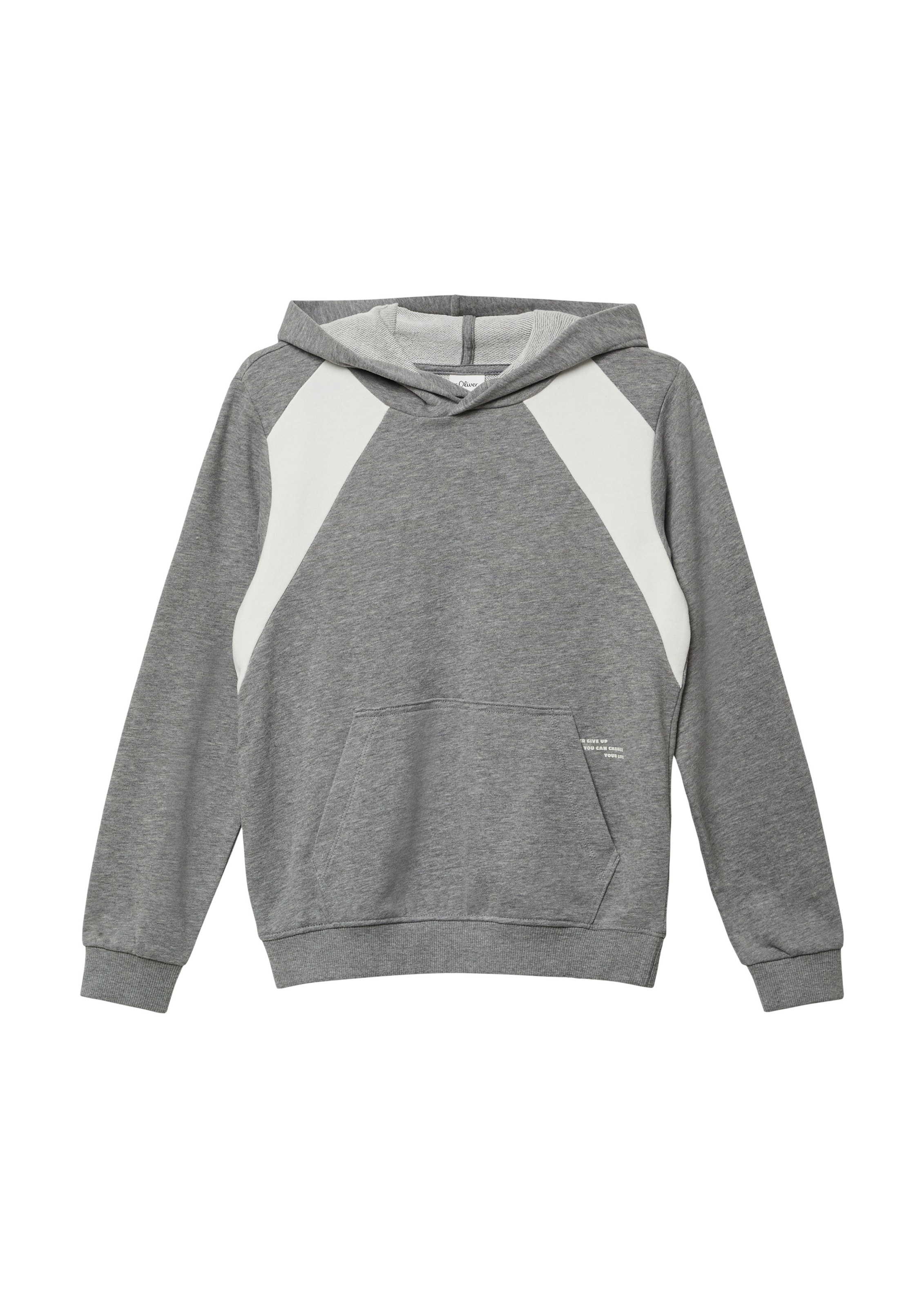 s.Oliver Sweatshirt in Grau: Vorderseite