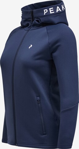 PEAK PERFORMANCE Fleece Jacket 'Rider' in Blue