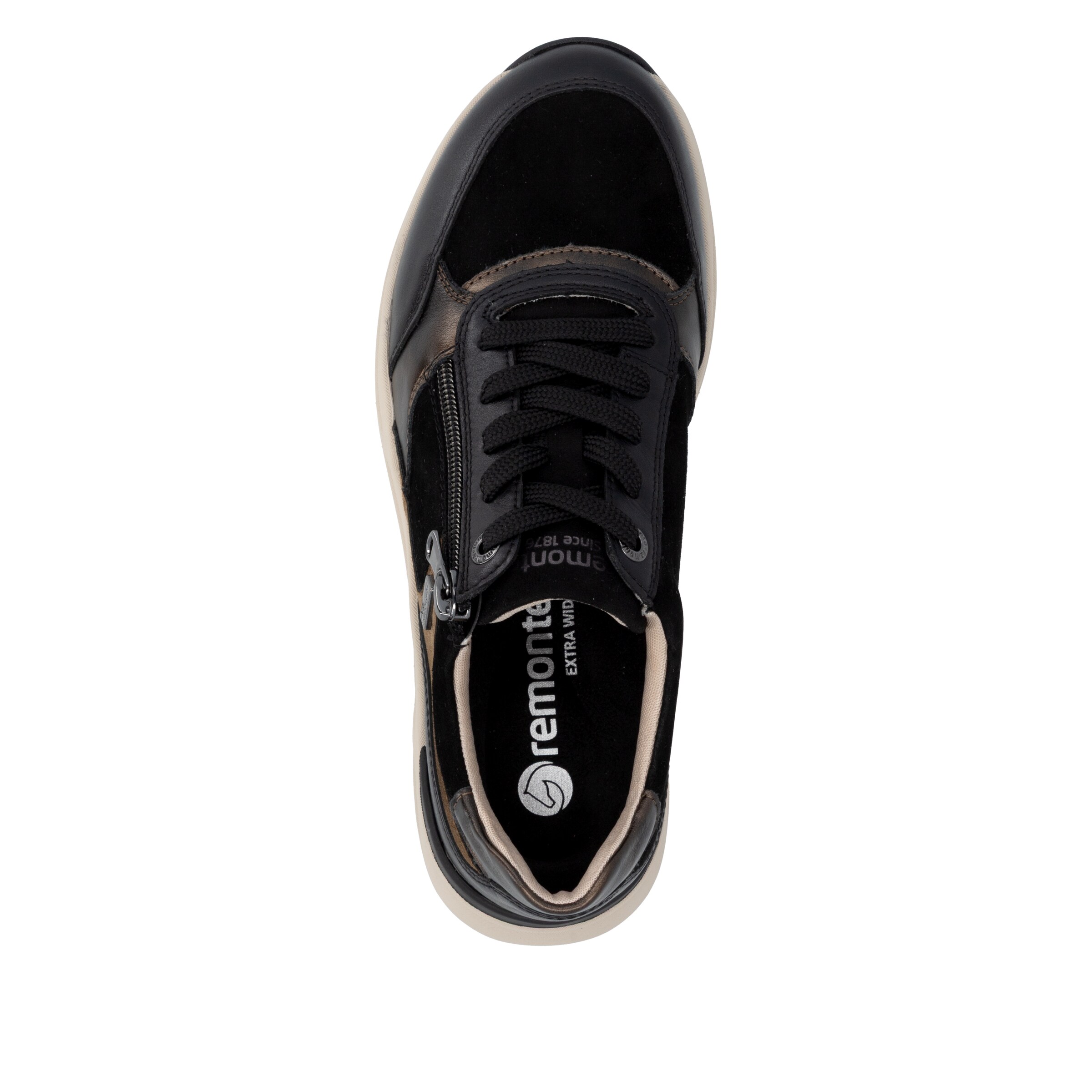Baskets basses 'D3V00' REMONTE en noir