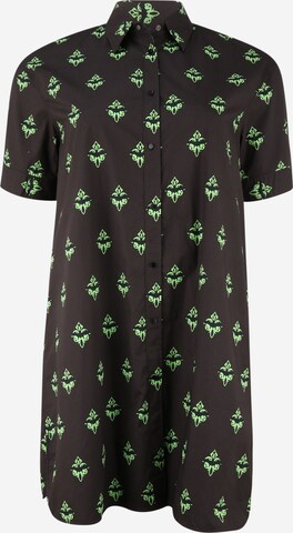 JNBY Košilové šaty – zelená: přední strana
