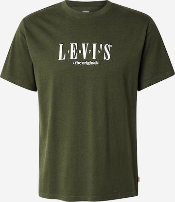 T-Shirt LEVI'S ® en vert : devant