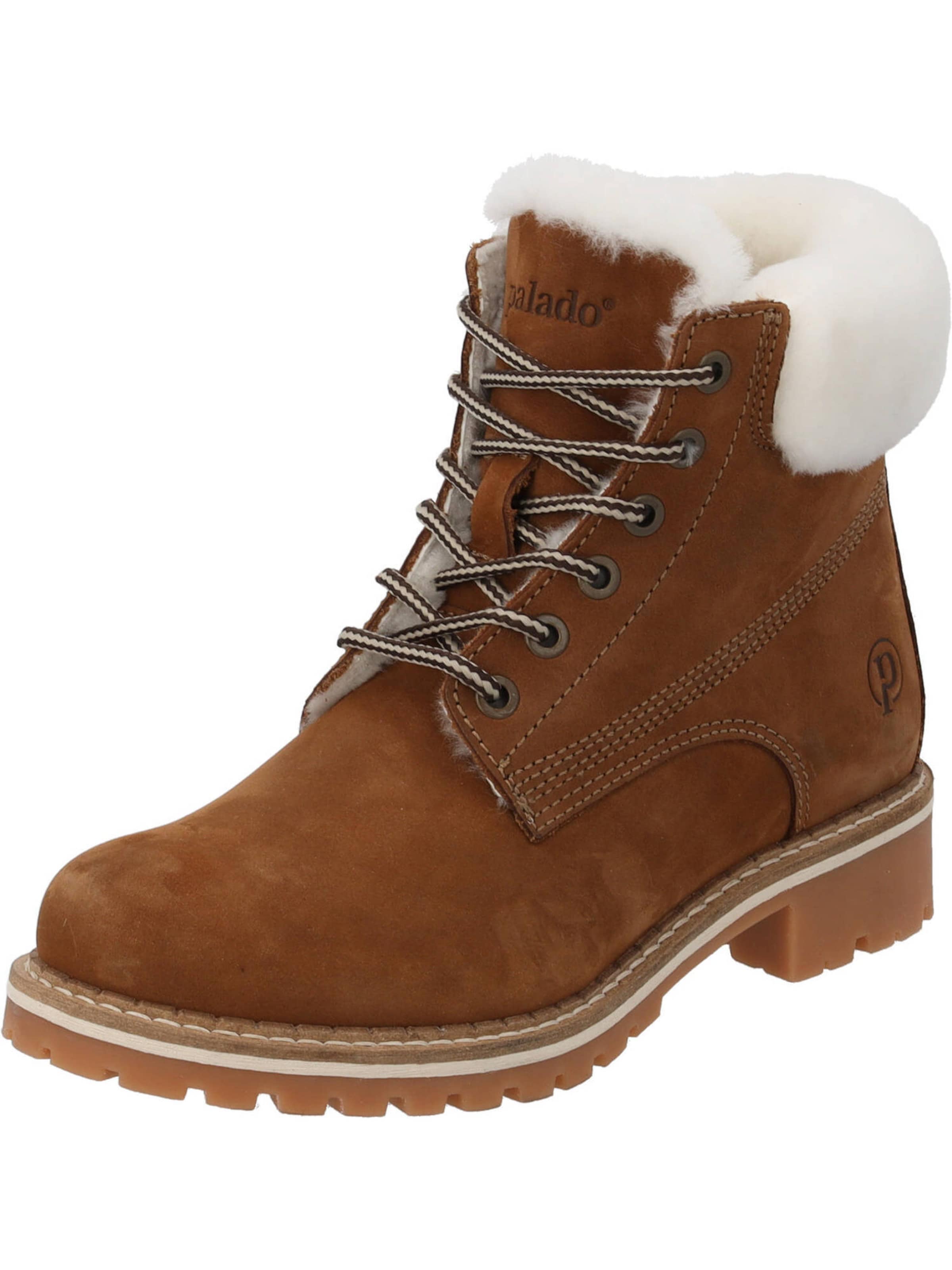 Bottines à lacets 'Sudhim' Palado en marron : devant