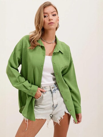 Camicia da donna di Bigdart in verde: frontale