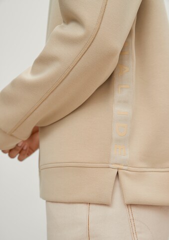 Felpa di comma casual identity in beige