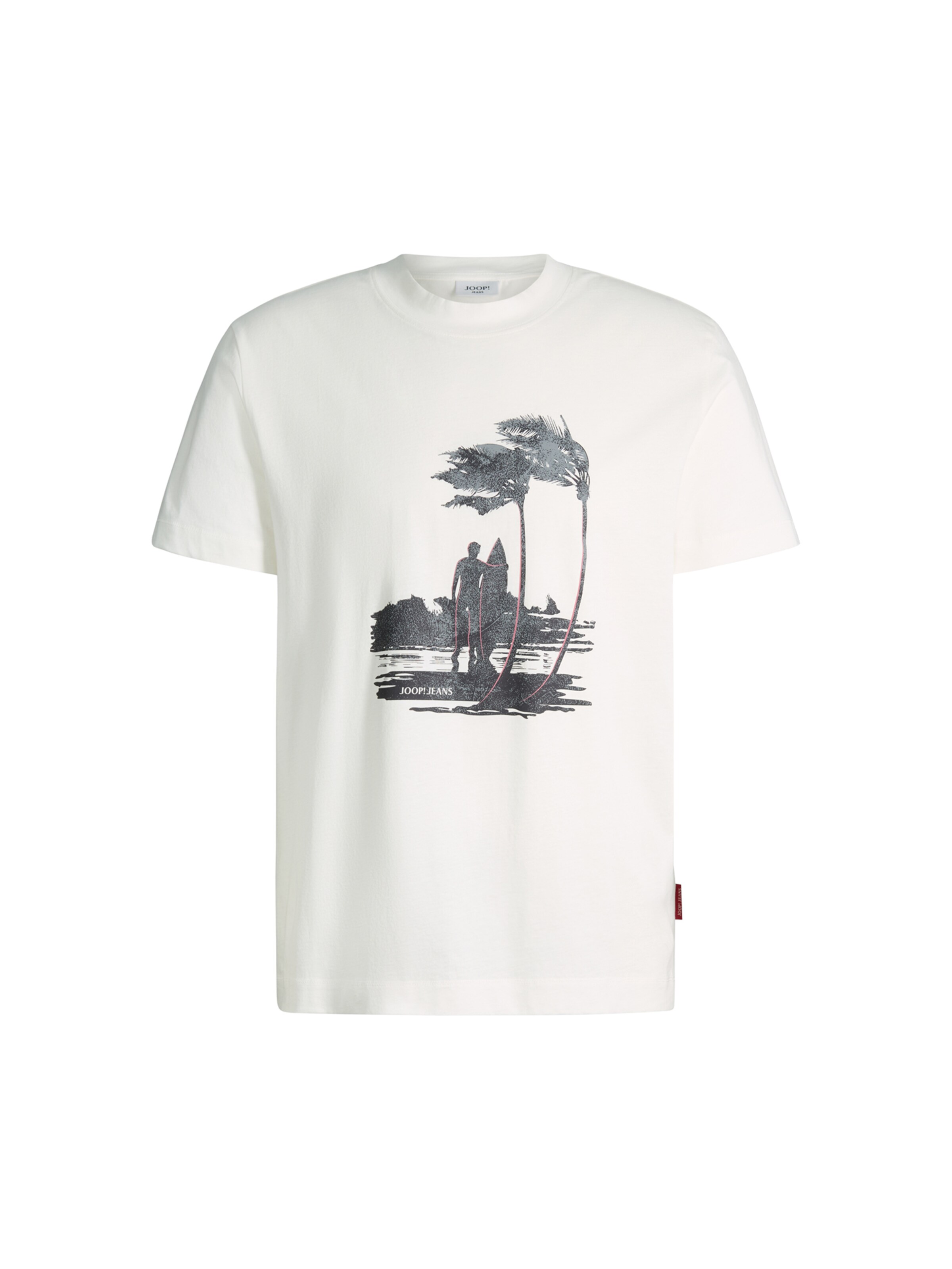 JOOP! Jeans Shirt 'Lanakila' in Wit: voorkant