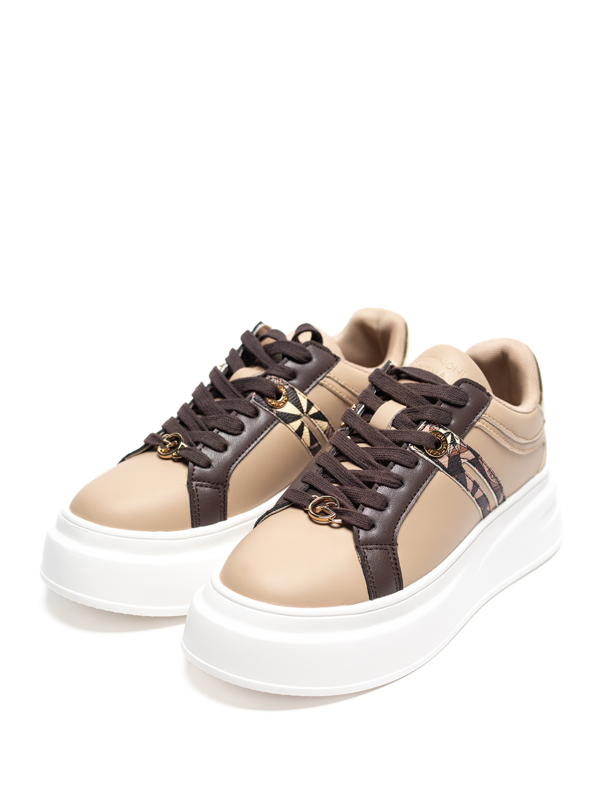 Gattinoni Sneakers laag in Beige