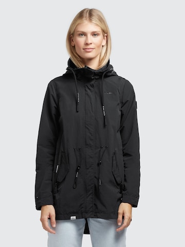 khujo Between-Season Jacket 'CAIMA2' in Black: front
