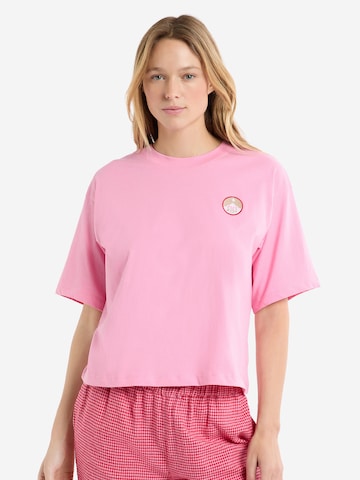 ETAM Pajama Shirt 'Walter' in Pink: front